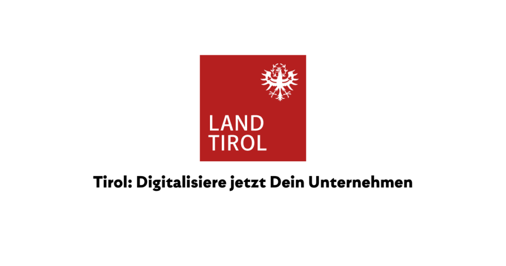 Logo des Landes Tirol mit Slogan